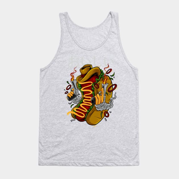 cowboy hotdog Tank Top by spoilerinc